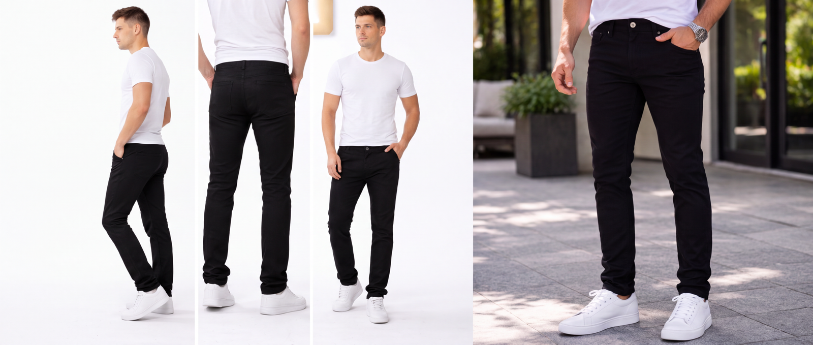 Calça Sarja Masculina Slim
