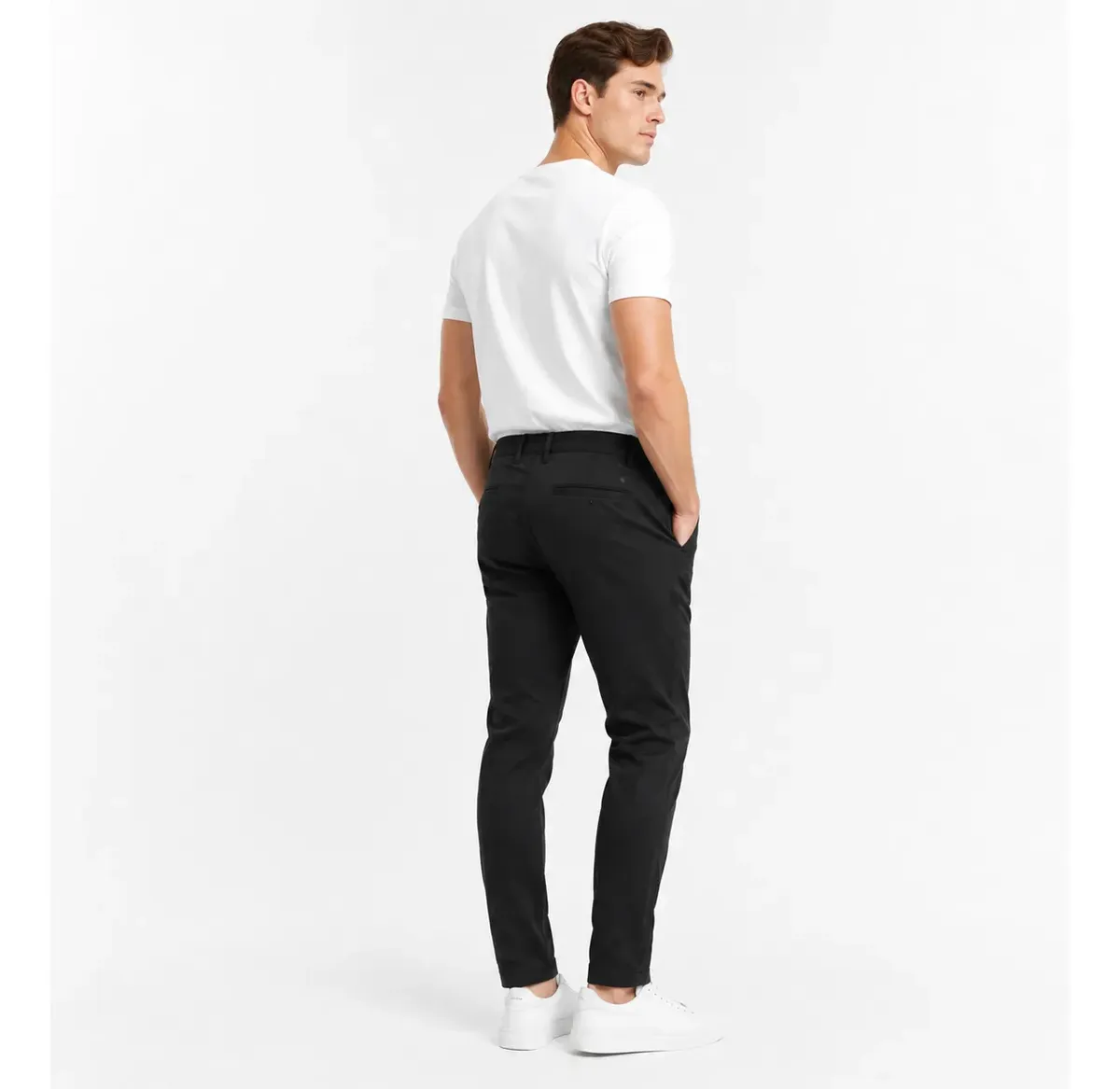 Calça Masculina Sarja Bolso Embutido e Bolso Faca Premium - Imagem 3