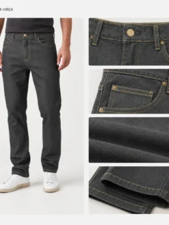 Calça Jeans Tradicional Masculina Premium Dia a Dia Conforto